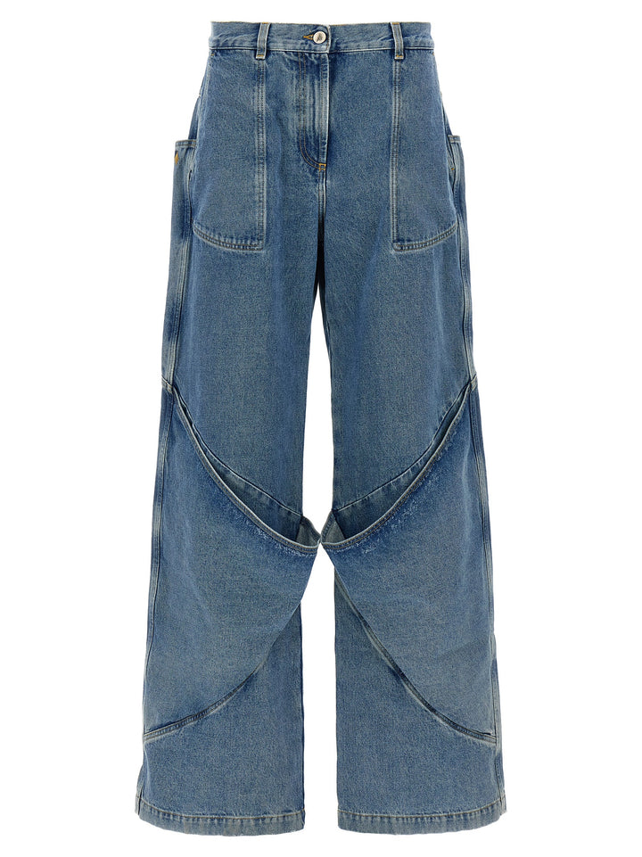 Maxi Pocket Jeans Blu