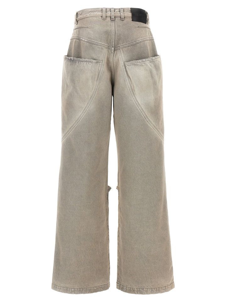 Used Effect Jeans Grigio