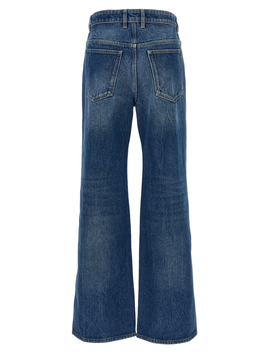 Metal Disk Jeans Blu