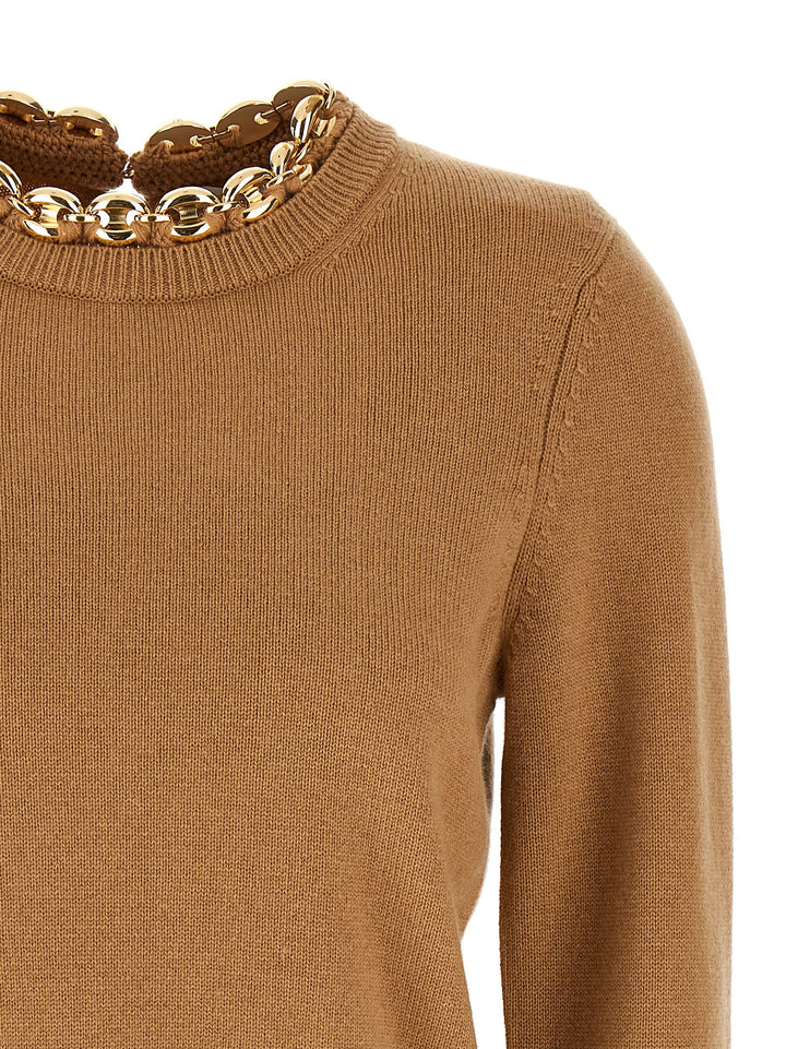 Chain Sweater Maglioni Beige