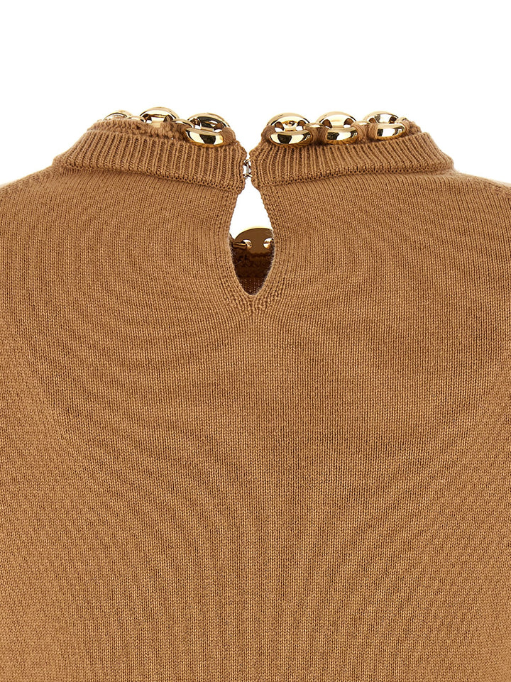 Chain Sweater Maglioni Beige