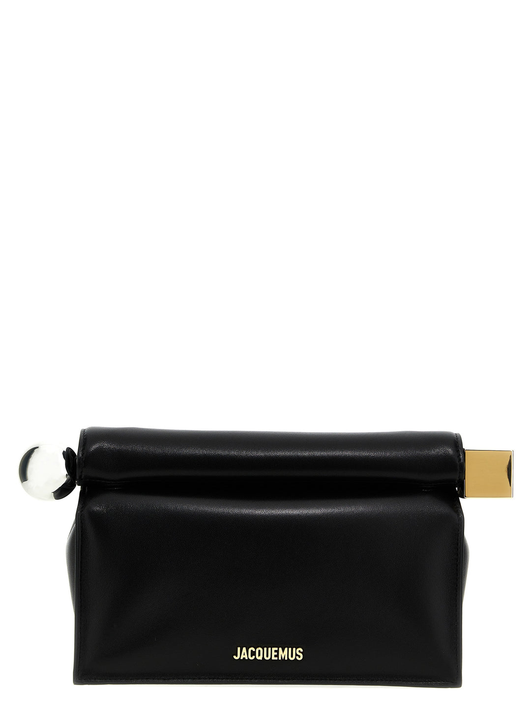 La Pochette Rond Carré Clutch Nero