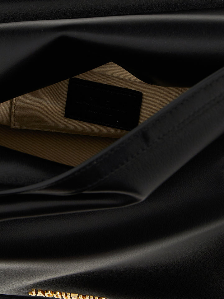 La Pochette Rond Carré Clutch Nero