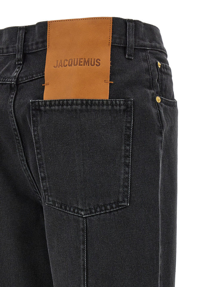 Le De-NîMes Court Jeans Nero