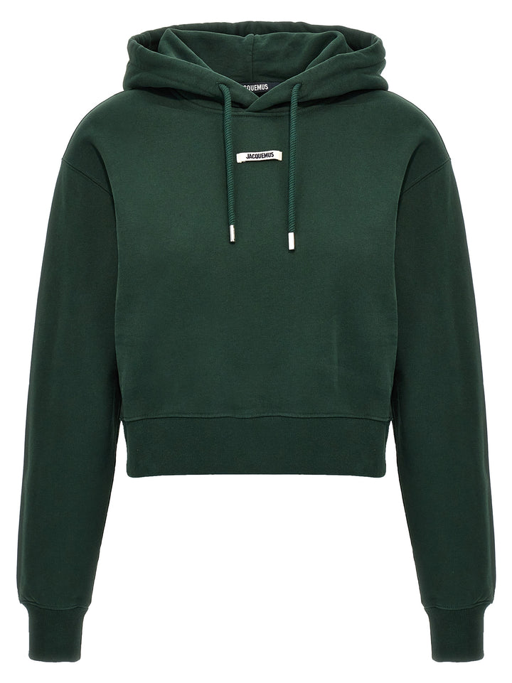 Le Hoodie Gros Grain Felpe Verde