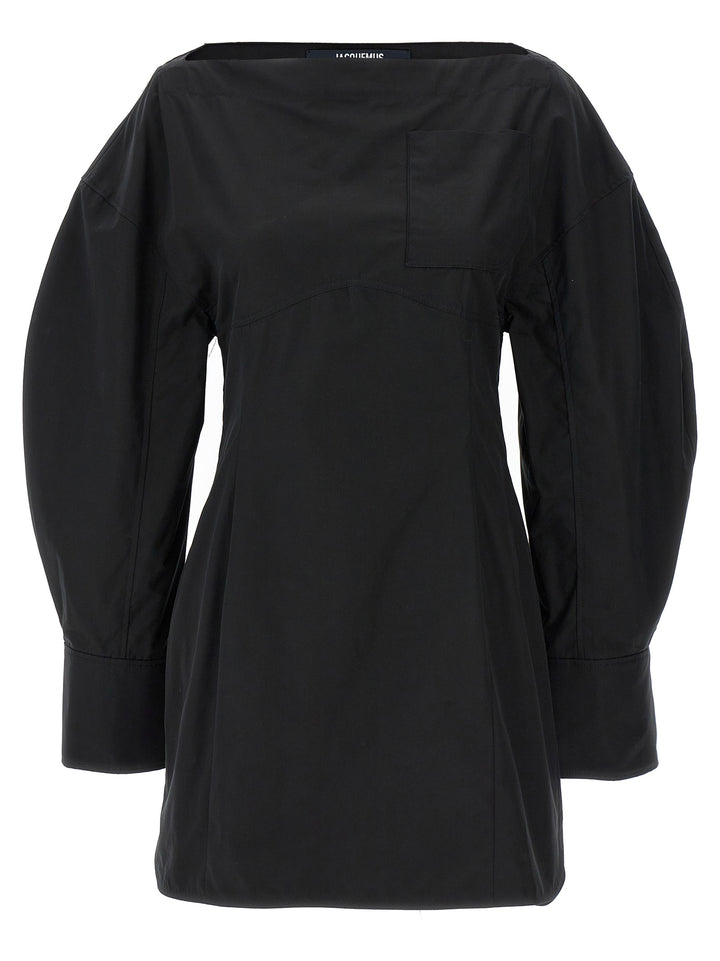 La Robe Chemise Casaco Abiti Nero