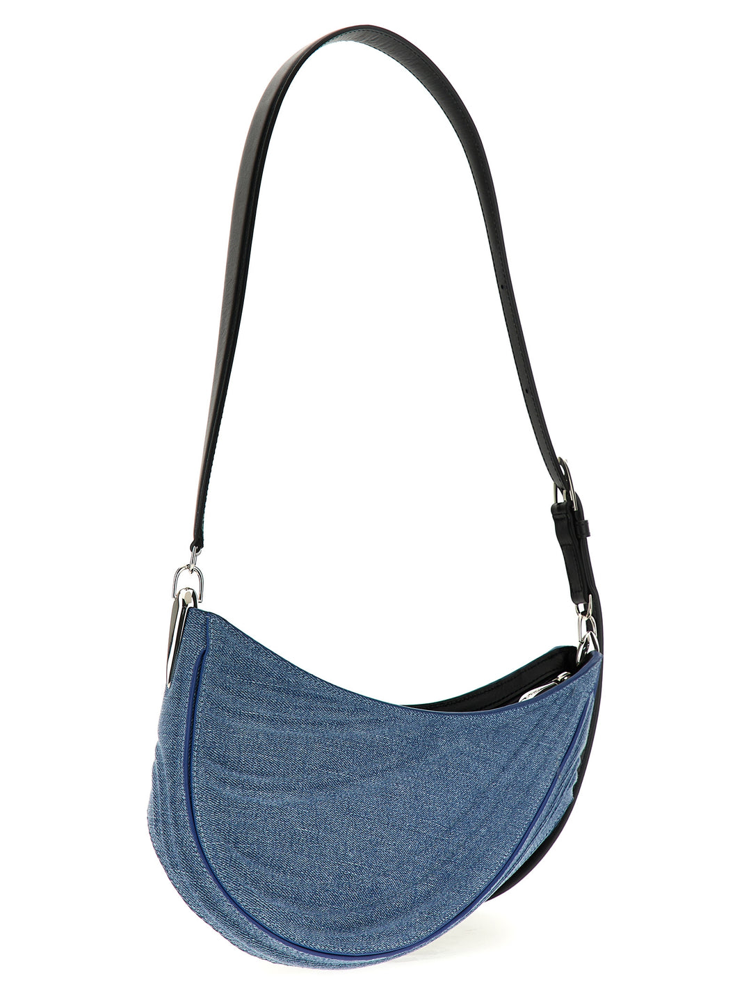 Medium Denim Spiral Curve 01 Borse A Spalla Blu