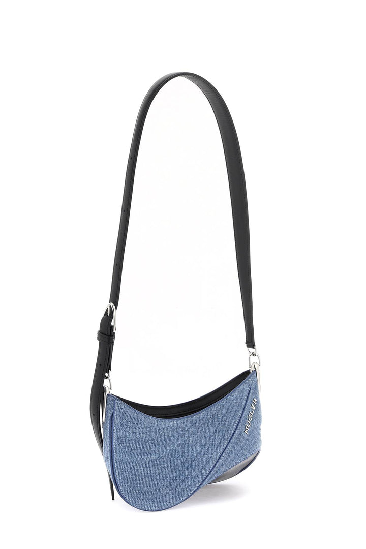 Borsa A Spalla Small Denim Spiral Curve 01