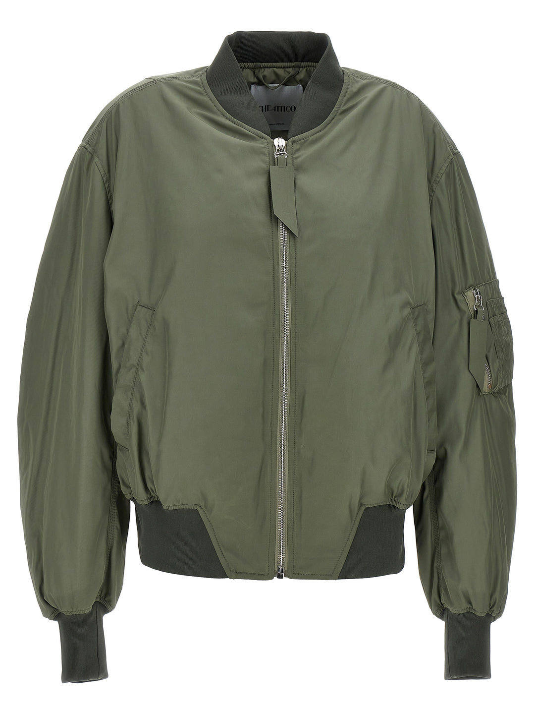 Nylon Bomber Jacket Giacche Verde