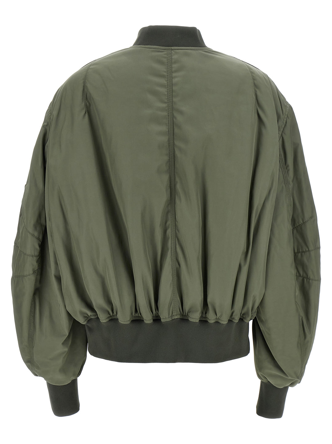 Nylon Bomber Jacket Giacche Verde