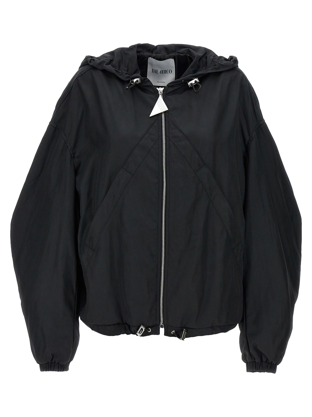 Hooded Bomber Jacket Giacche Nero