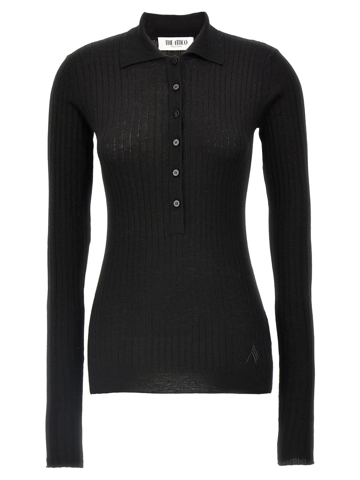 Ribbed Sweater Maglioni Nero