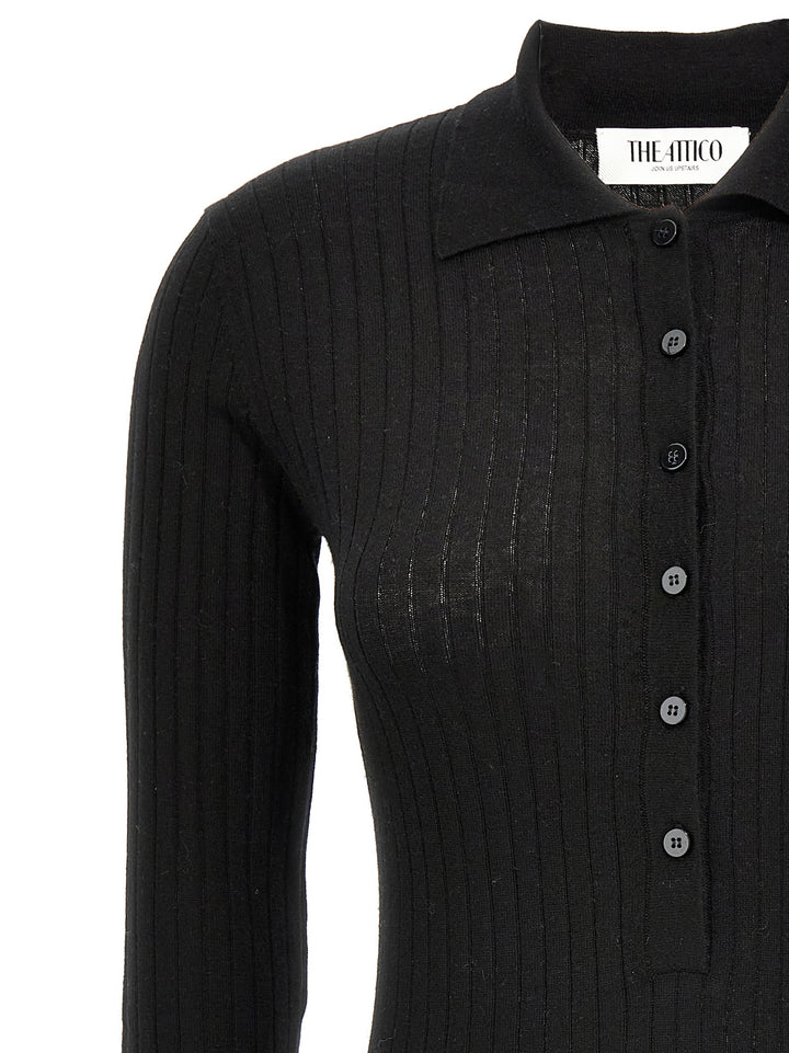 Ribbed Sweater Maglioni Nero