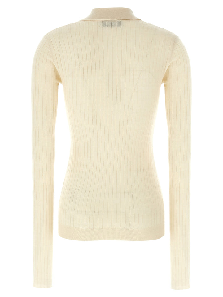 Ribbed Sweater Maglioni Bianco