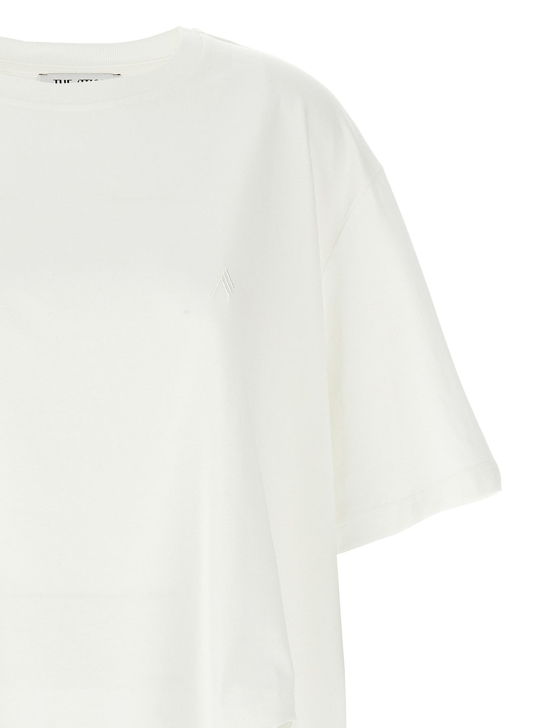 Slit T Shirt Bianco