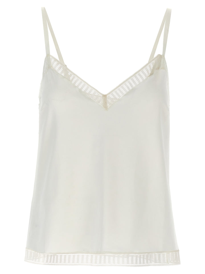 Sandra Graphic Top Bianco