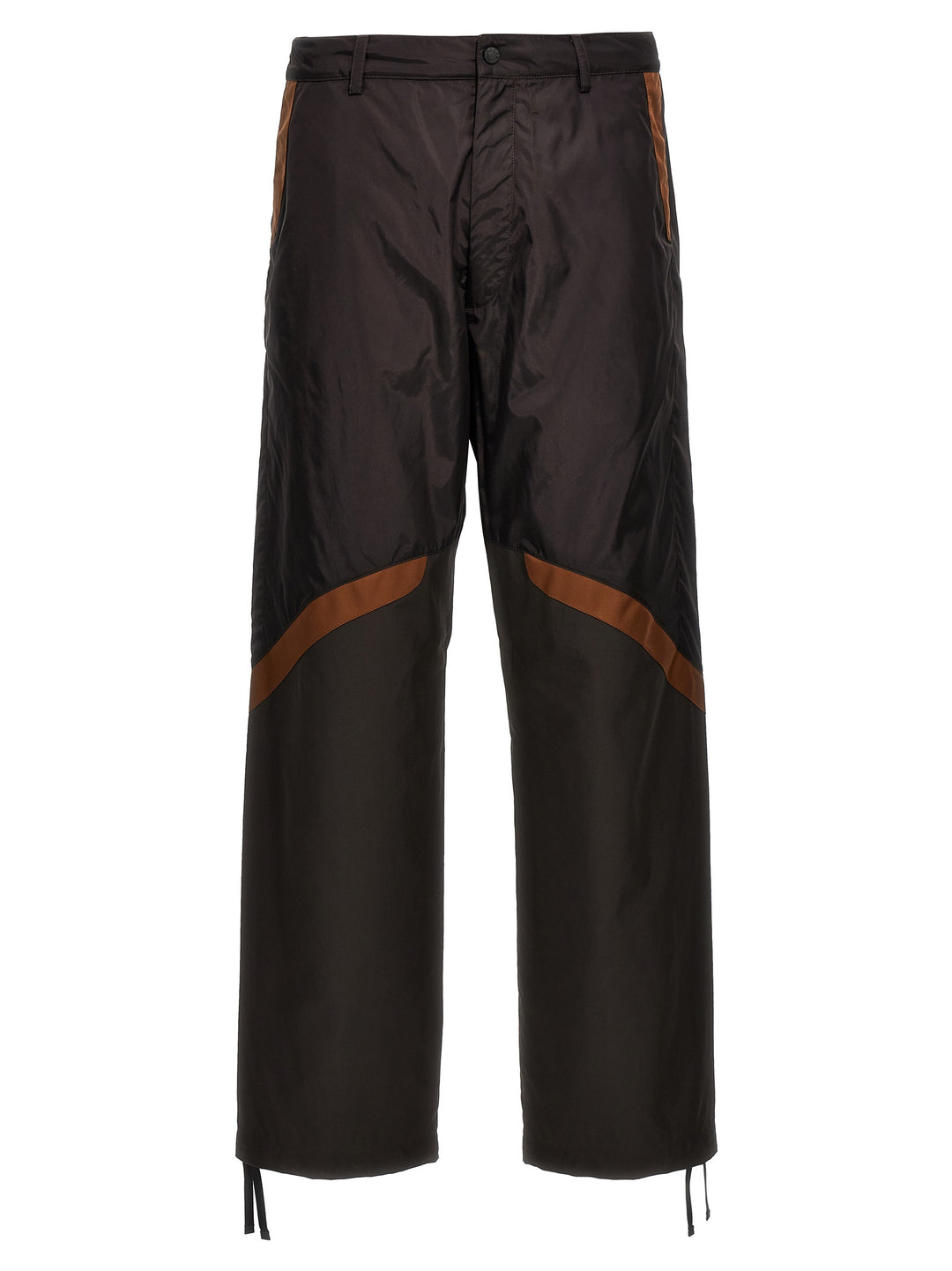 Nylon Pantaloni Marrone