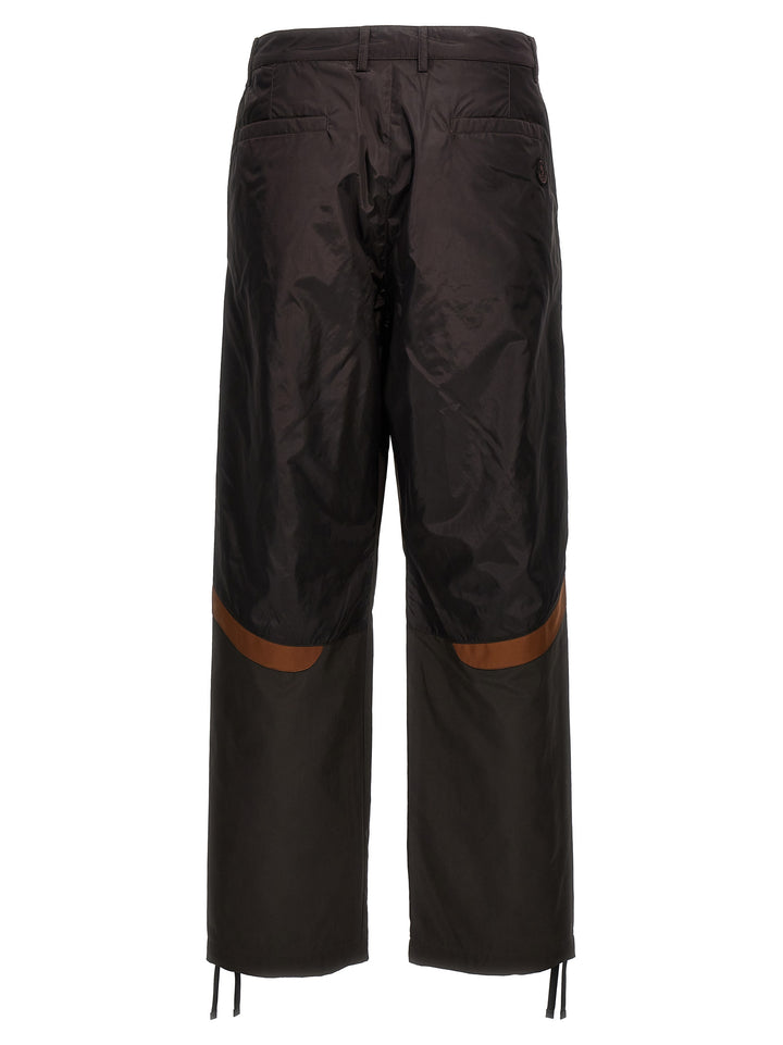 Nylon Pantaloni Marrone