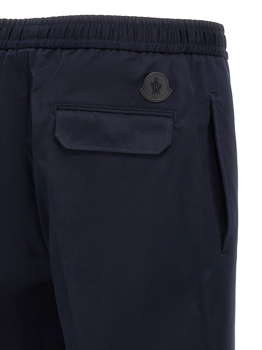 Logo Patch Pantaloni Blu