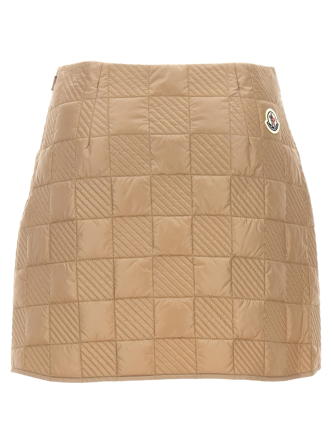 Quilted Skirt Gonne Beige