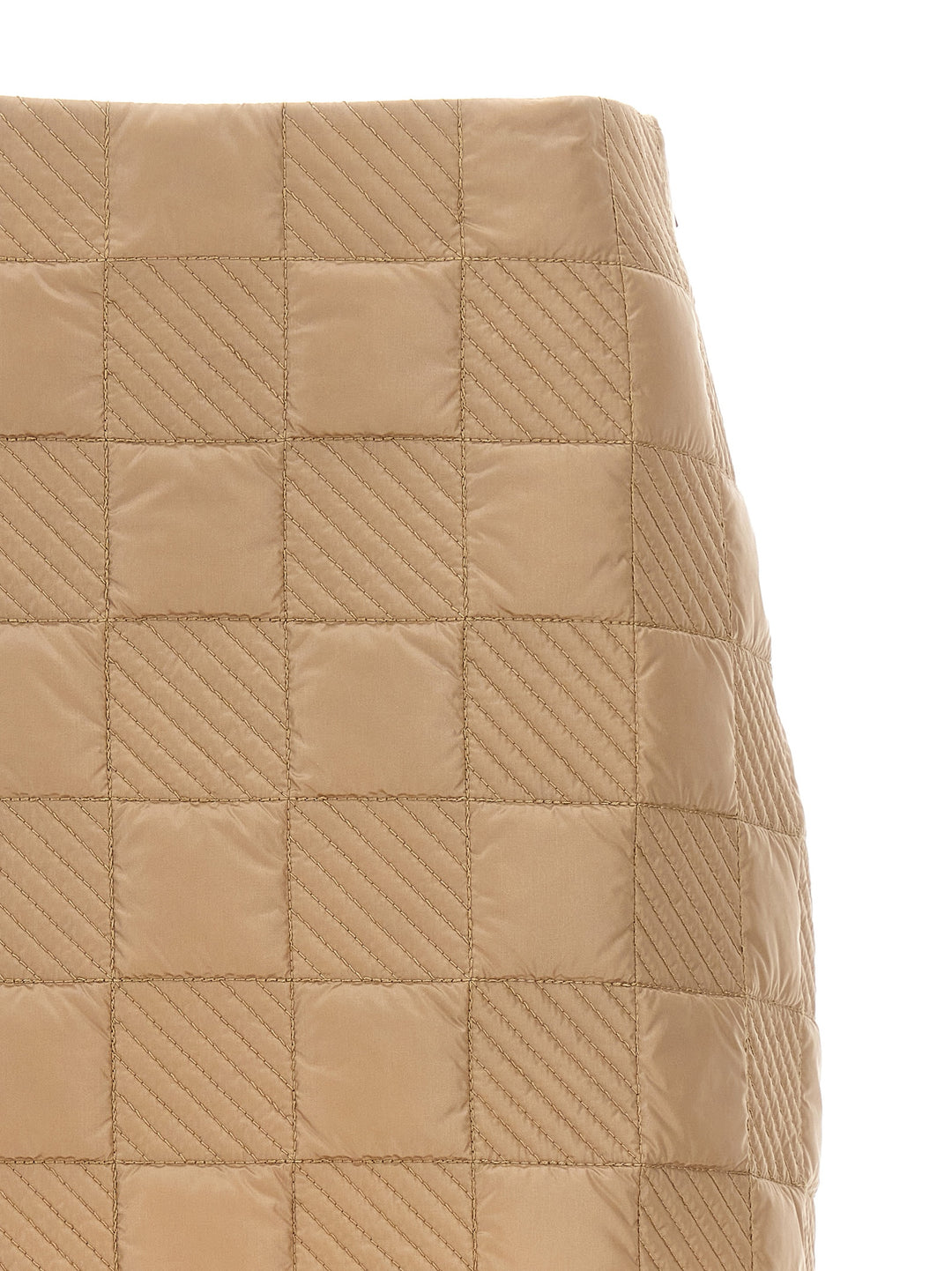 Quilted Skirt Gonne Beige