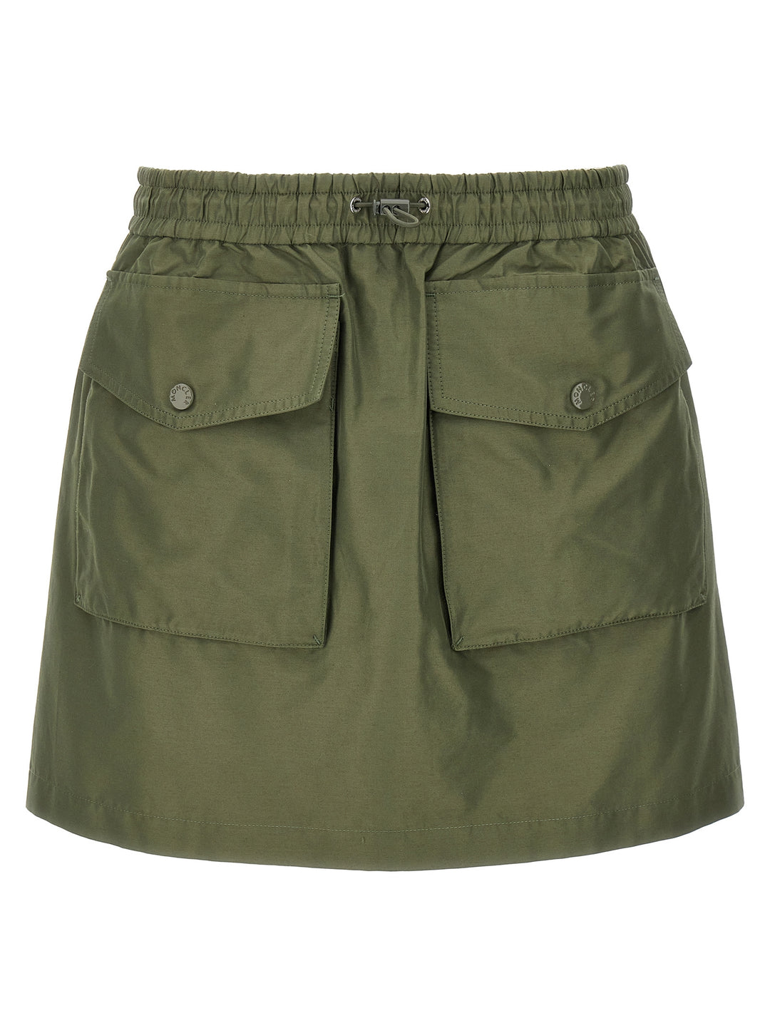 Logo Nylon Blend Skirt Gonne Verde