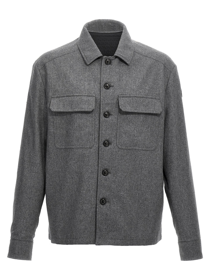 Cashmere Blend Shirt Camicie Grigio