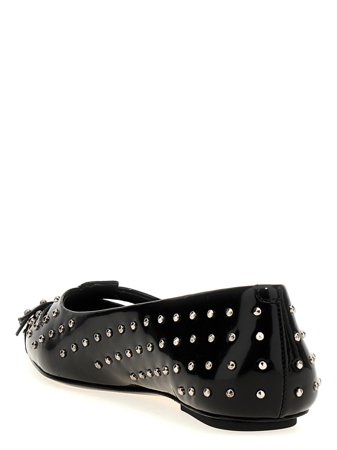 The Glam Studs Kat Flat Shoes Nero