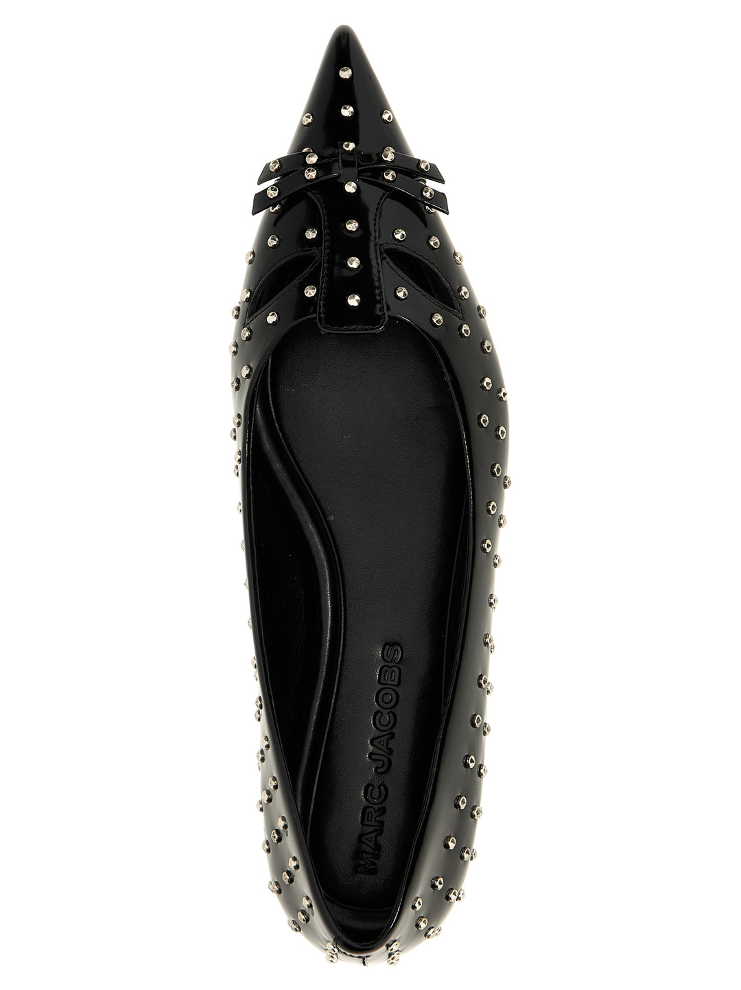 The Glam Studs Kat Flat Shoes Nero