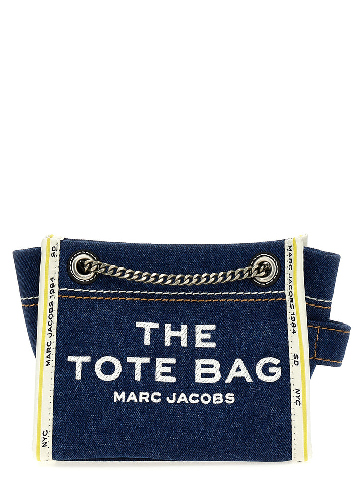 The Denim Chain Crossbody Tote Borse A Tracolla Blu