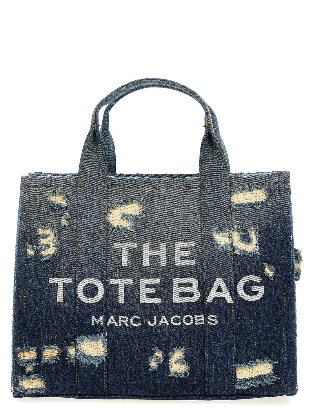 The Rip And Repair Denim Medium Tote Tote Blu