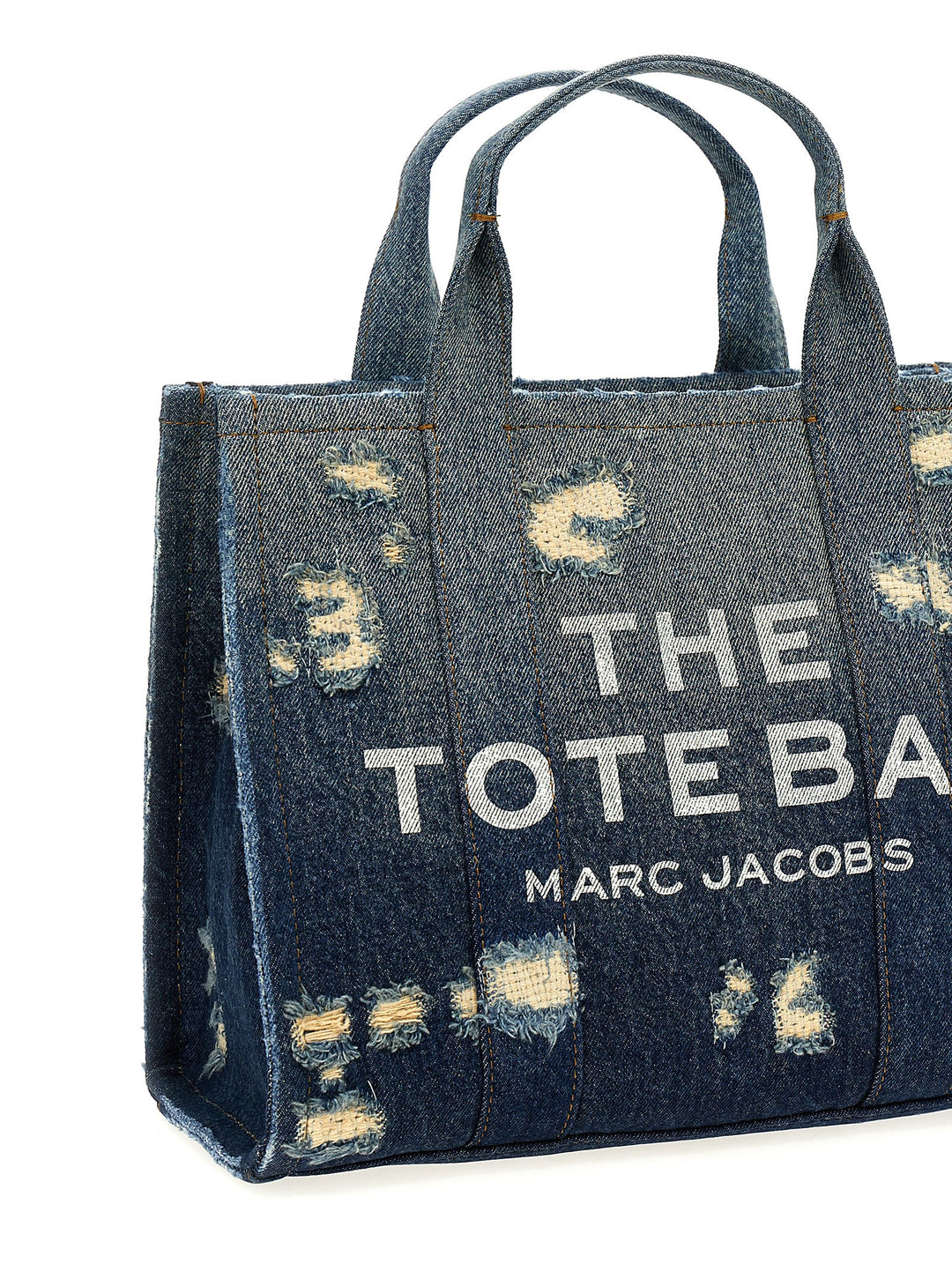 The Rip And Repair Denim Medium Tote Tote Blu