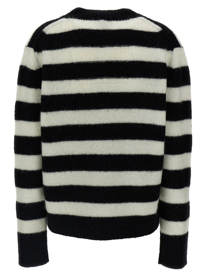 Striped Sweater Maglioni Bianco/Nero