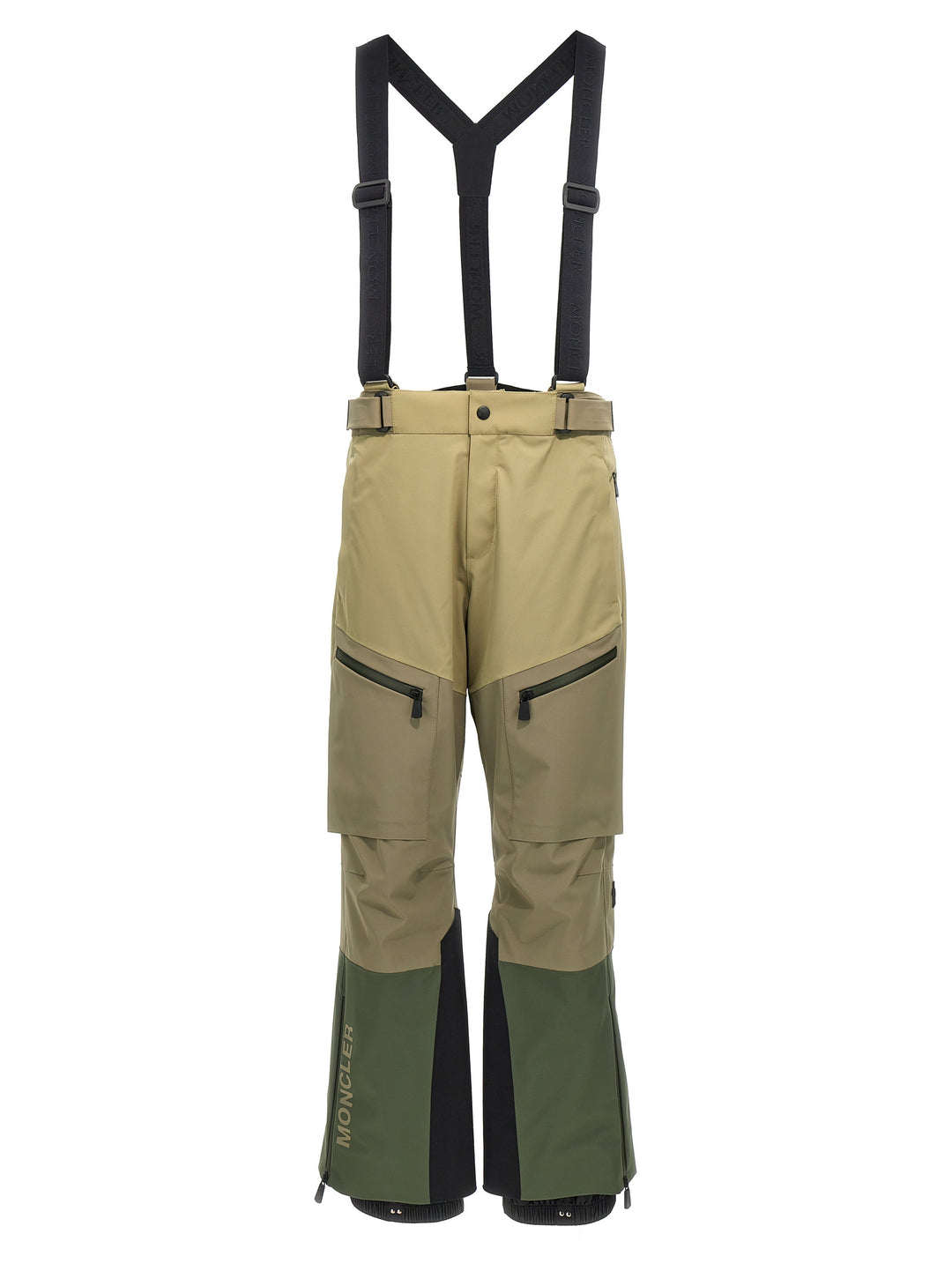 Water Repellent Ski Pantaloni Verde