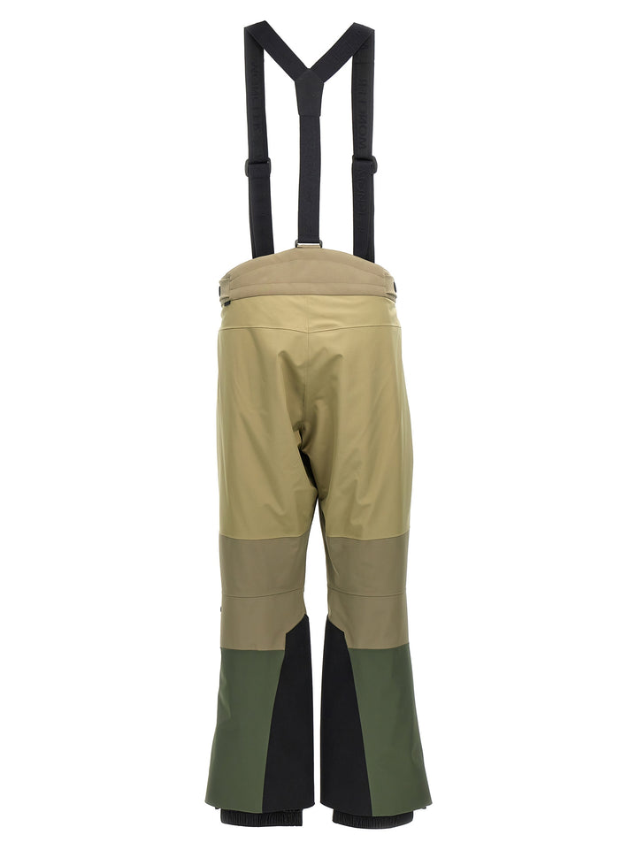 Water Repellent Ski Pantaloni Verde