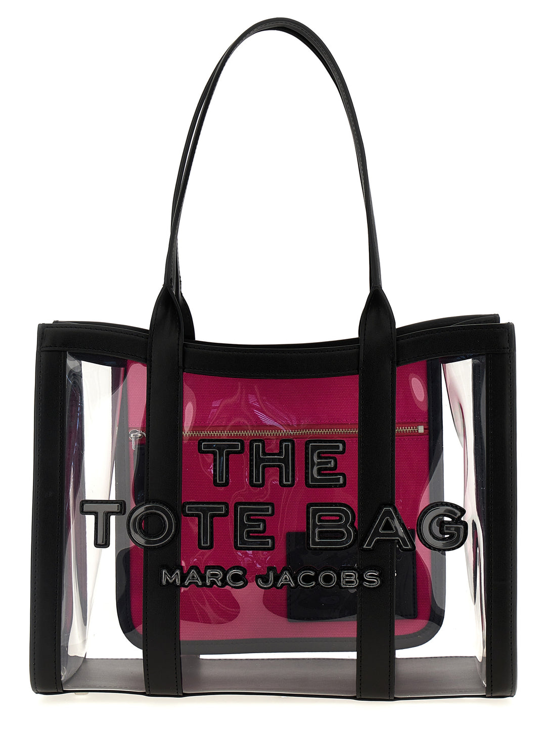 The Clear Medium Tote Nero