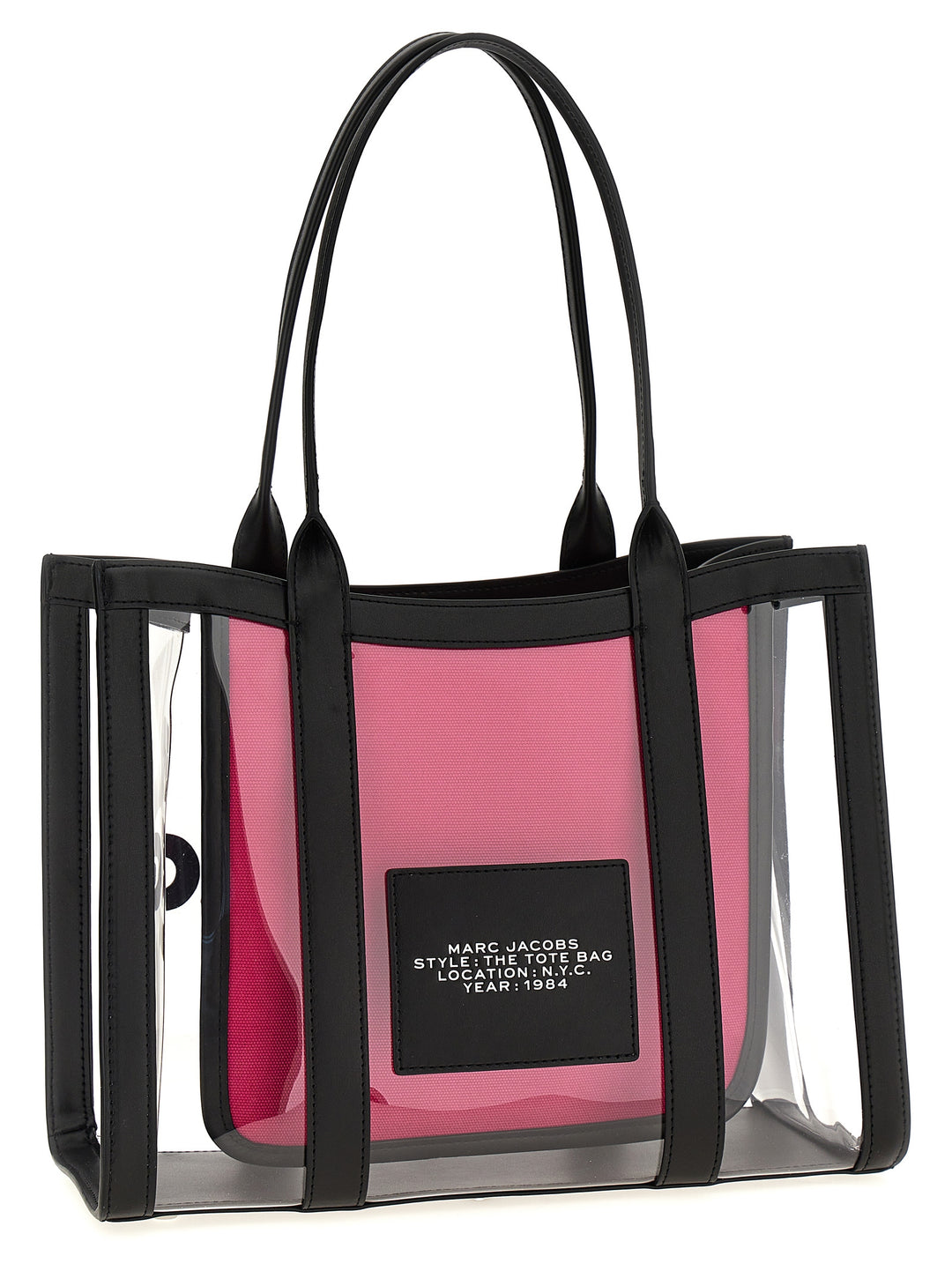 The Clear Medium Tote Nero