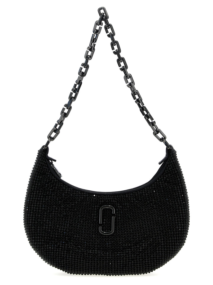 The Rhinestone Small Curve Bag Borse A Spalla Nero