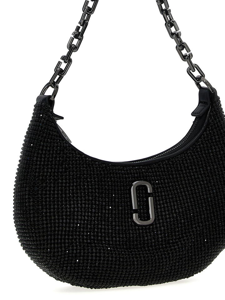 The Rhinestone Small Curve Bag Borse A Spalla Nero