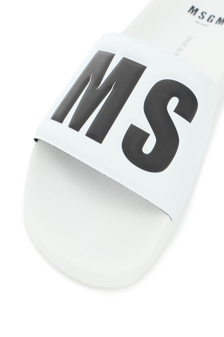 Slides In Similpelle Con Logo