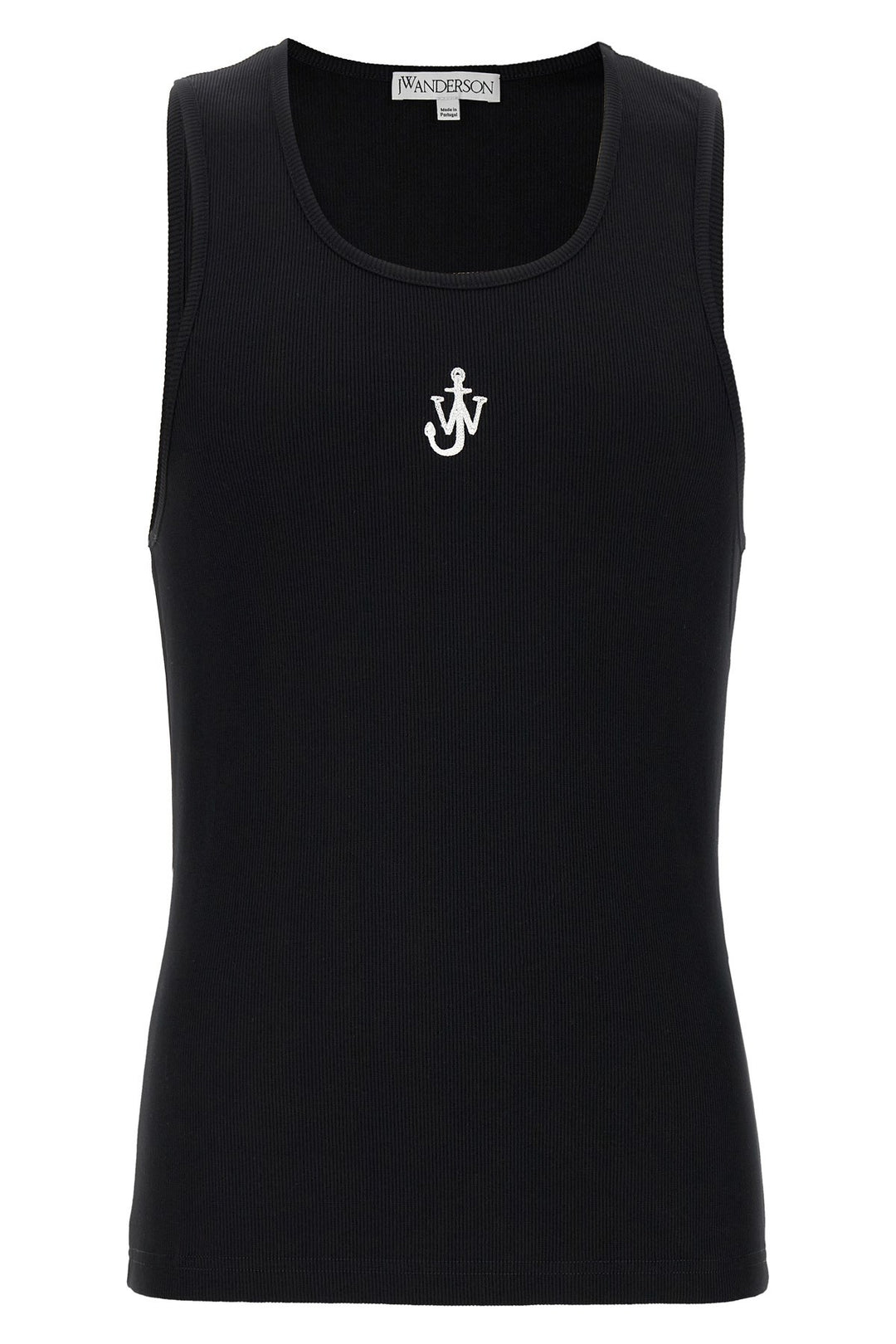 Anchor Embroidery Top Nero