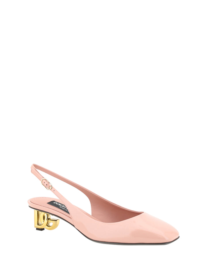 Décolleté slingback