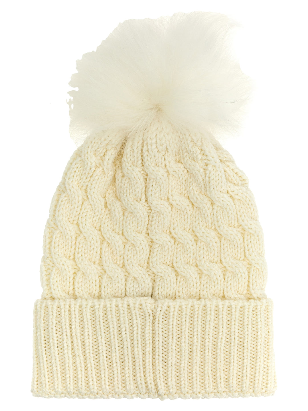 Pom Pom Beanie Cappelli Bianco