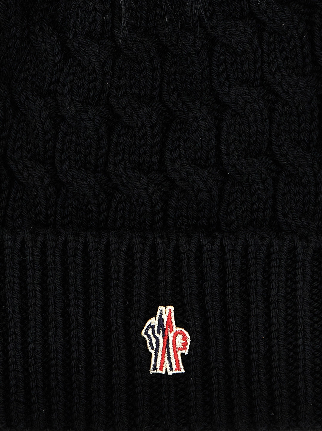 Pom Pom Beanie Cappelli Nero