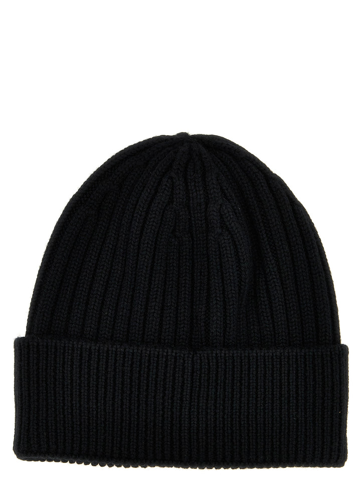 Logo Embroidery Beanie Cappelli Nero