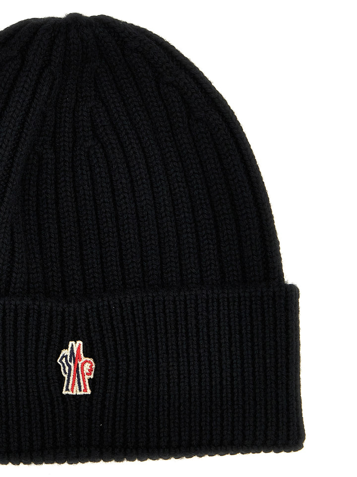 Logo Embroidery Beanie Cappelli Nero