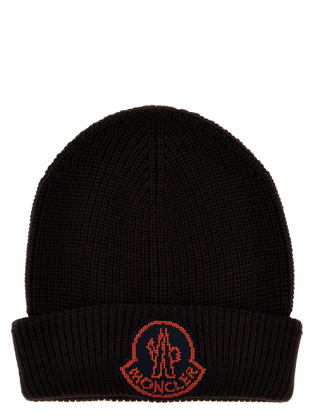 Logo Patch Beanie Cappelli Bordeaux