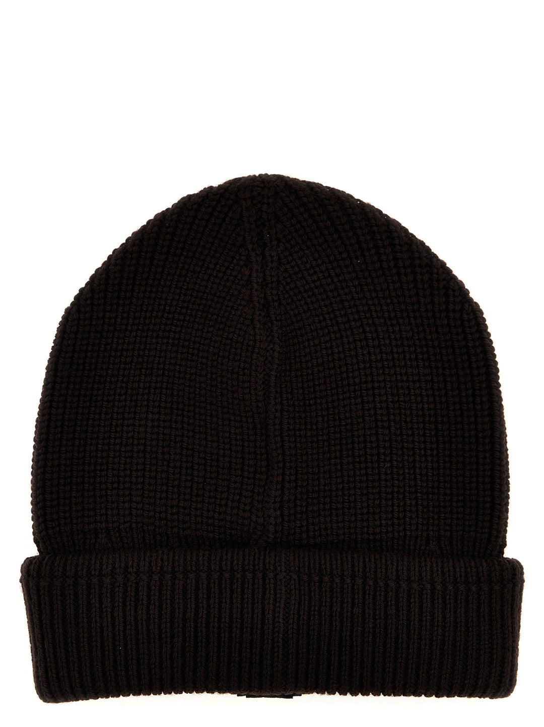 Logo Patch Beanie Cappelli Bordeaux