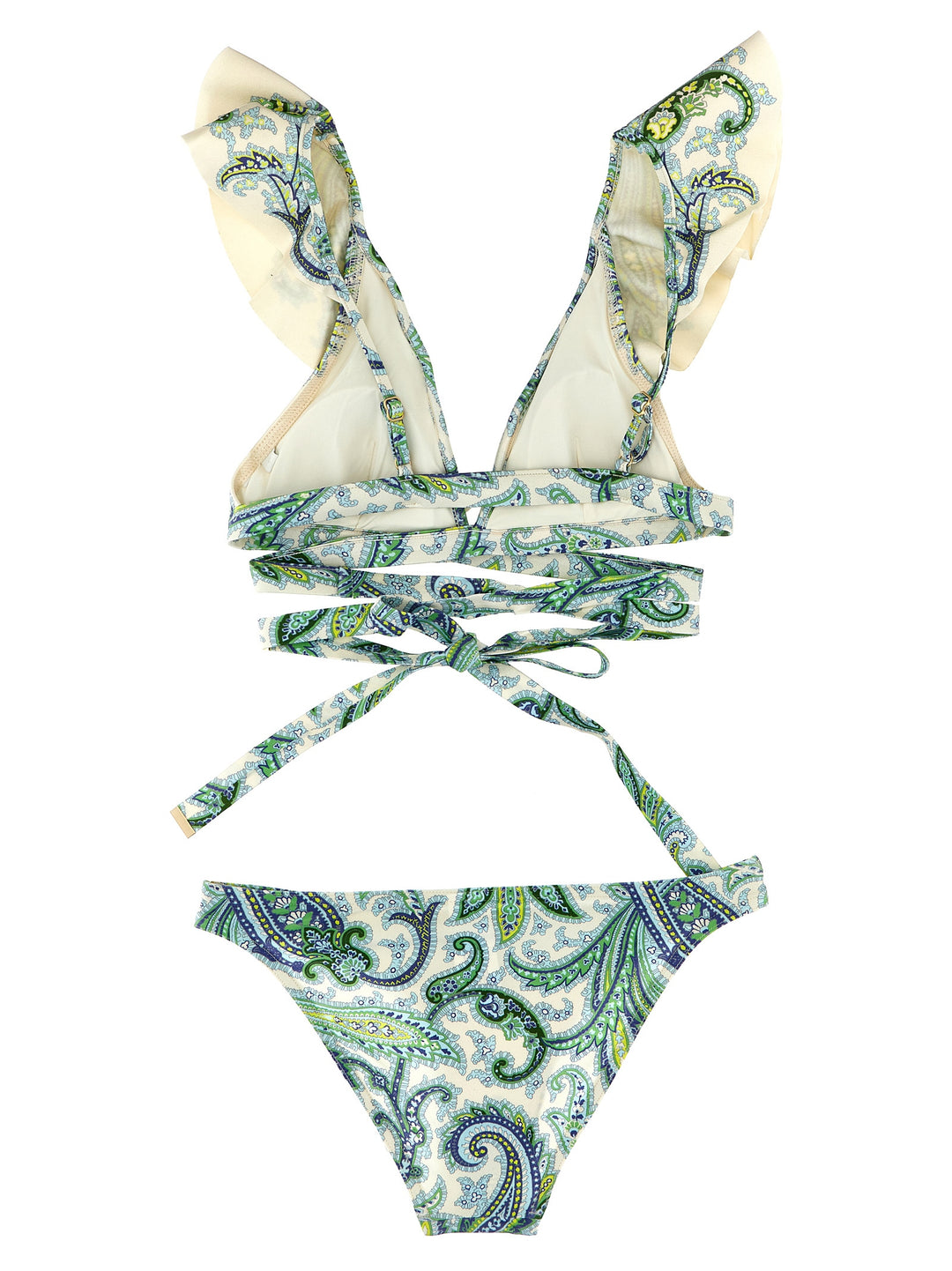 Ottie Ruffle Beachwear Verde