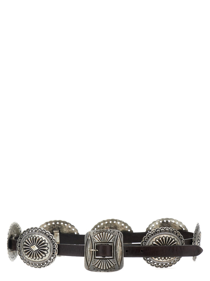 Decorative Buckles Belt Cinture Marrone